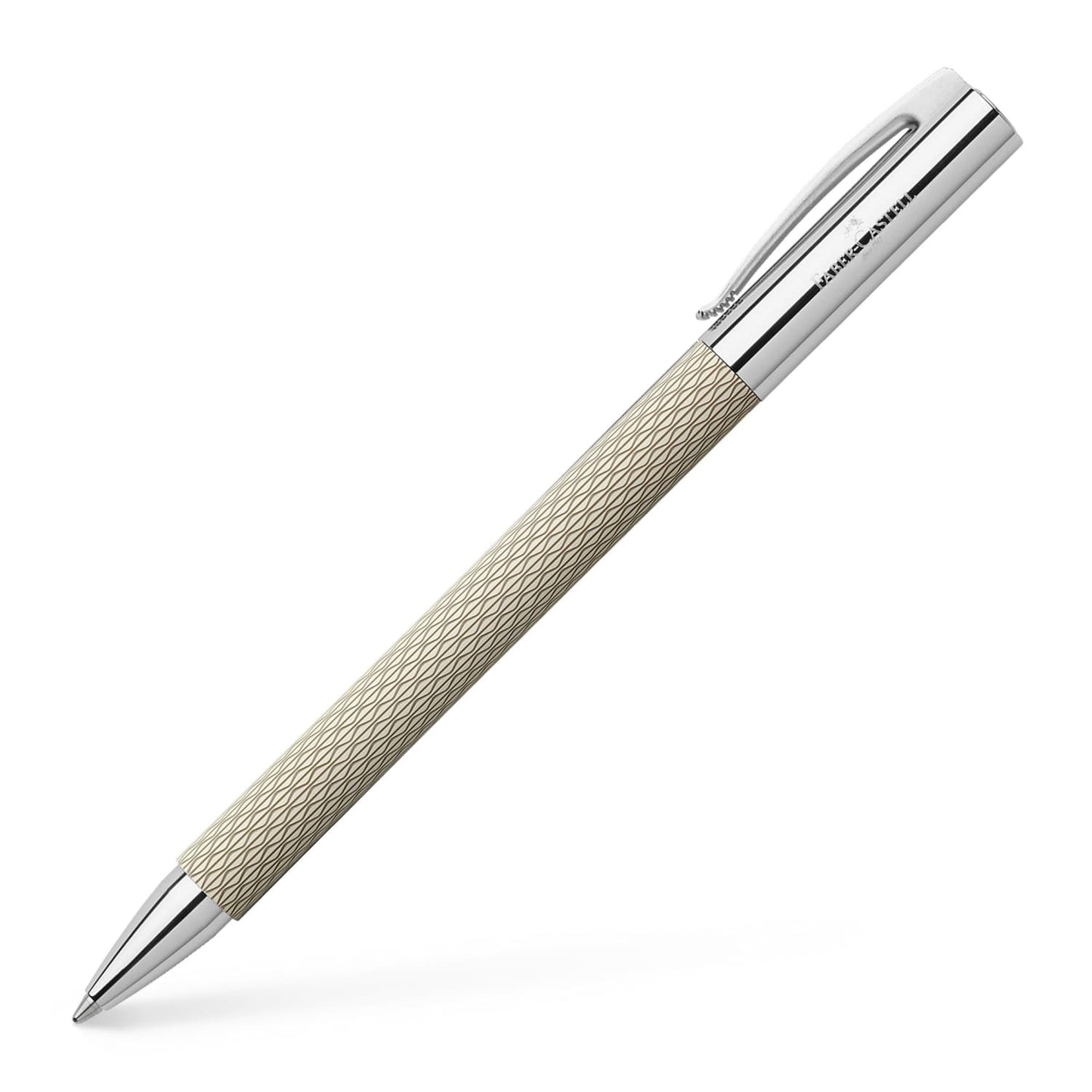 Faber-Castell Ambition OpArt Ballpoint Pen in White Sand Ballpoint Pen