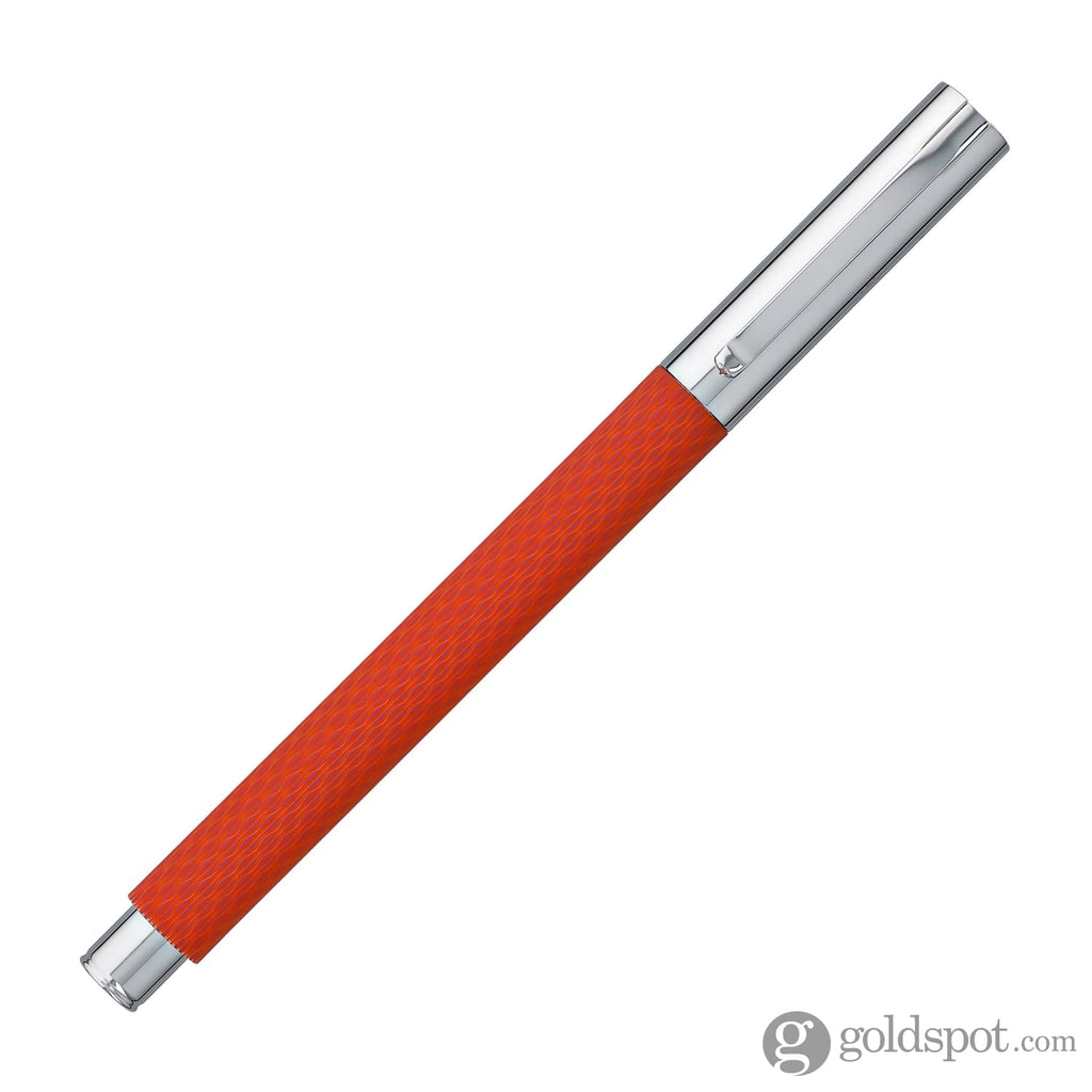 Faber-Castell Füller AMBITION OpArt – Feder F, Pink Sunset, Mit Konverter – Klimaneutraler Schreibgerät