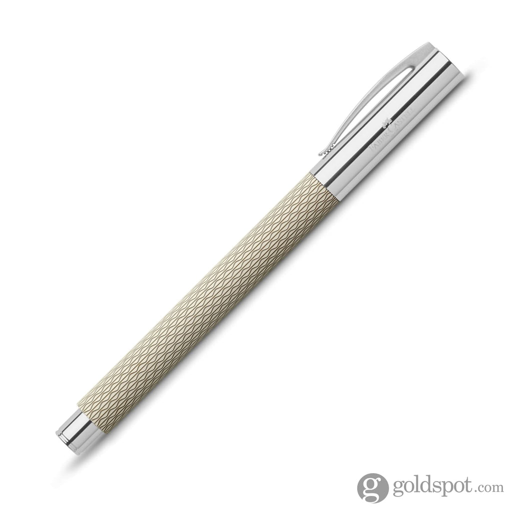 Stylo Bille Faber Castell Ambition OpArt White Sand réf 149616 Stylo Bille Faber Castell Ambition OpArt White Sand réf 149616