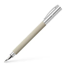 Faber-Castell Ambition OpArt Fountain Pen in White Sand - Medium Point Ballpoint Pen