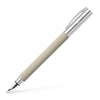 Faber-Castell Ambition OpArt Fountain Pen in White Sand - Medium Point Ballpoint Pen