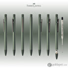 Faber-Castell Design Neo Slim Aluminum Ballpoint Pen in Olive Green Ballpoint Pen