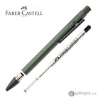 Faber-Castell Design Neo Slim Aluminum Ballpoint Pen in Olive Green Ballpoint Pen