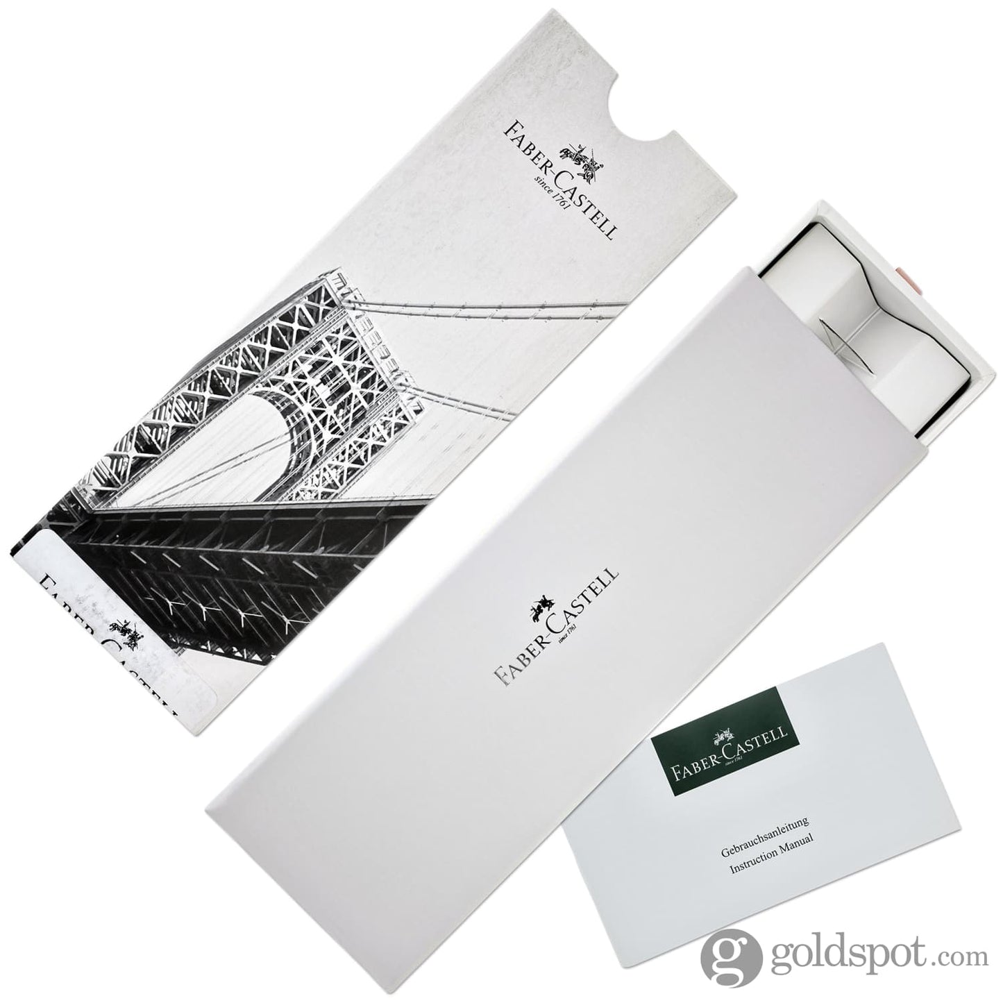 Faber-Castell Design Neo Slim Aluminum Ballpoint Pen in Olive Green Ballpoint Pen