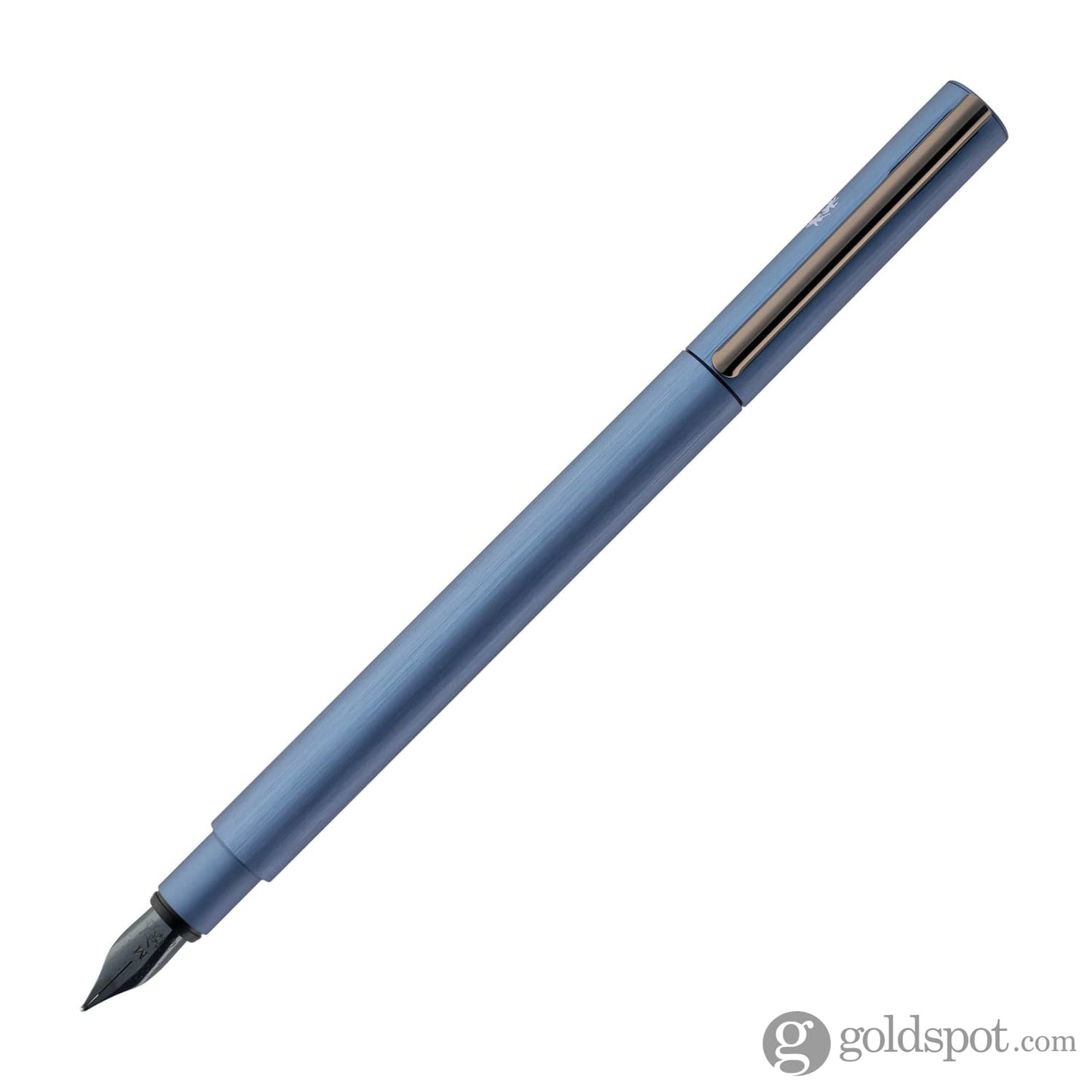 Faber-Castell Design Neo Slim Aluminum Fountain Pen in Dark Blue Fountain Pen