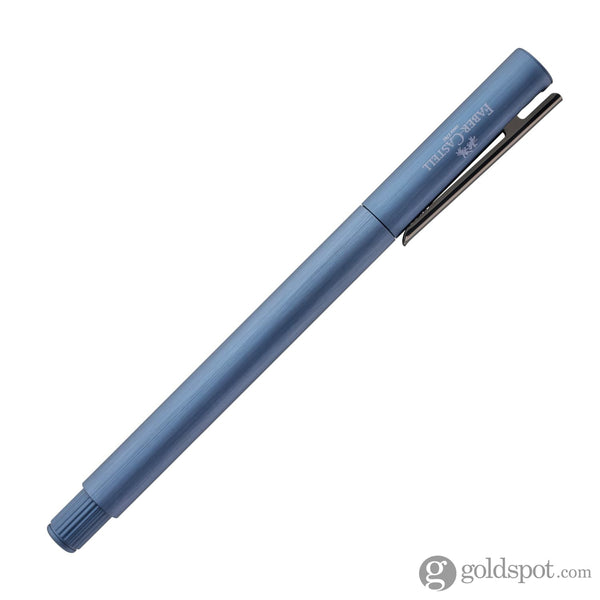Faber-Castell Design Neo Slim Aluminum Fountain Pen in Dark Blue Fountain Pen