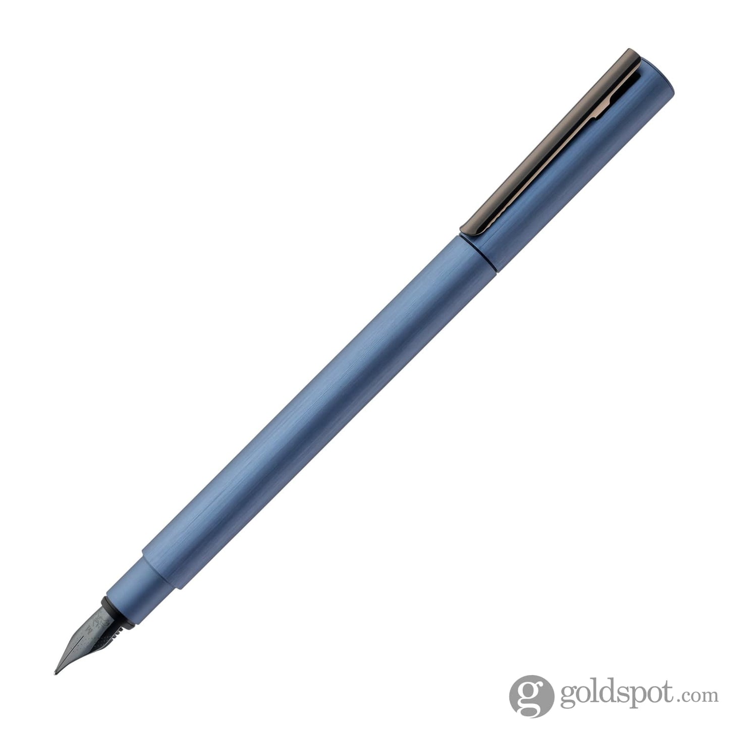 Faber-Castell Design Neo Slim Aluminum Fountain Pen in Dark Blue Fountain Pen