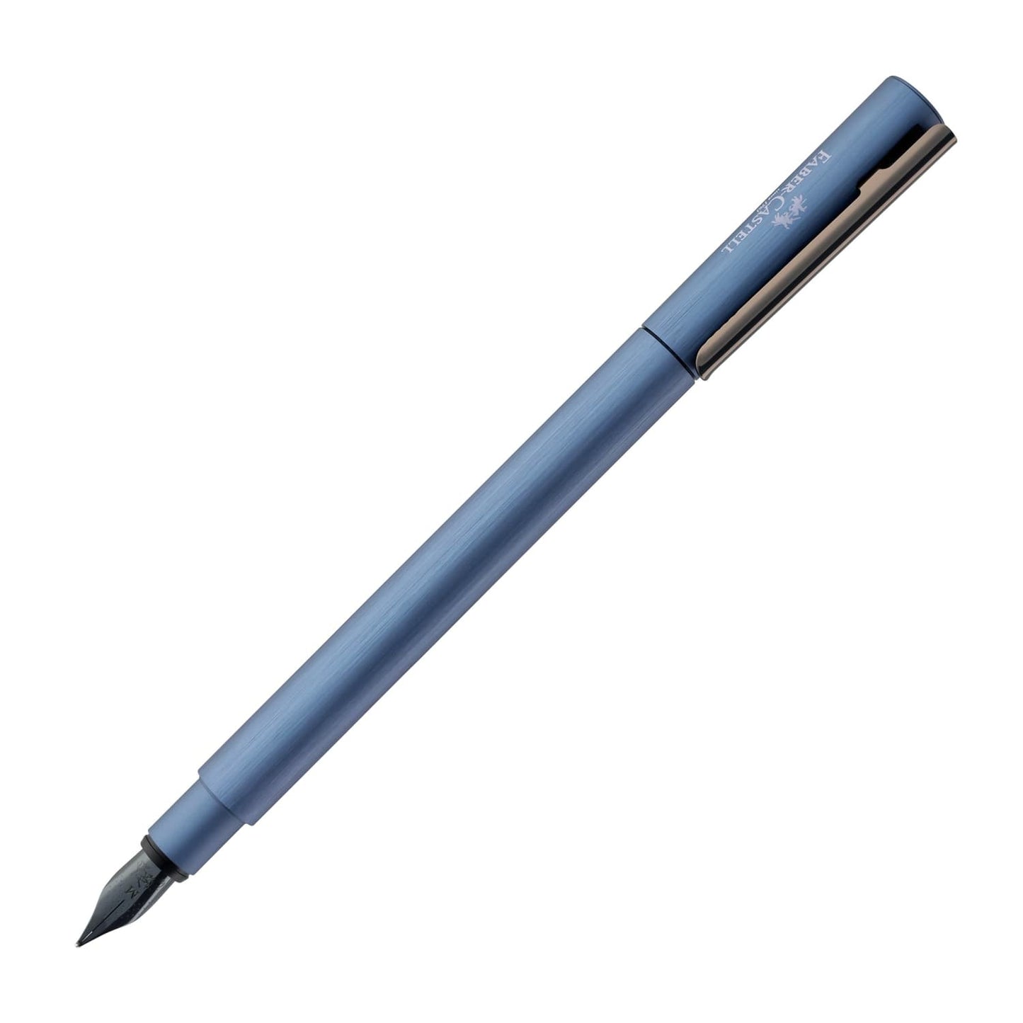 Faber-Castell Design Neo Slim Aluminum Fountain Pen in Dark Blue Fountain Pen