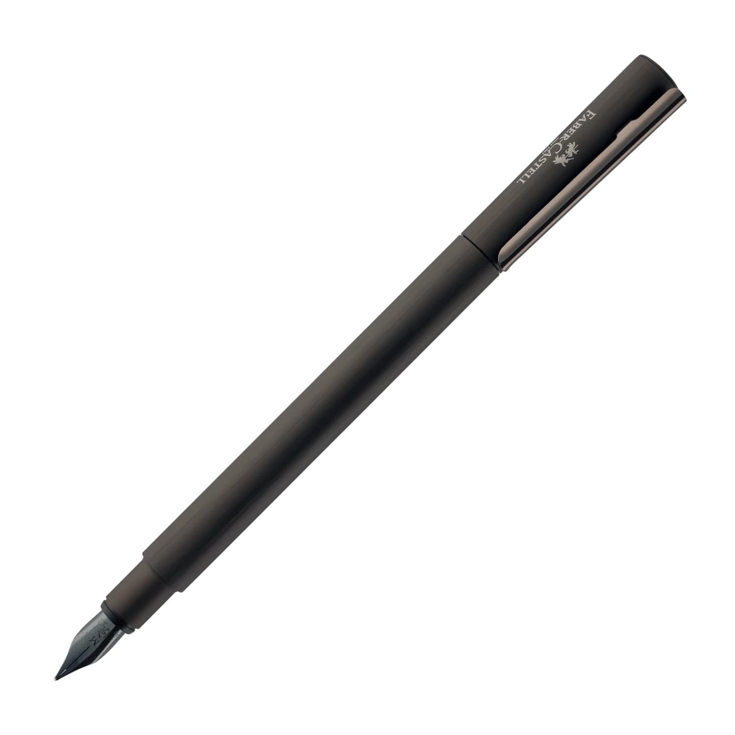Faber-Castell Design Neo Slim Aluminum Fountain Pen in Gunmetal Fountain Pen