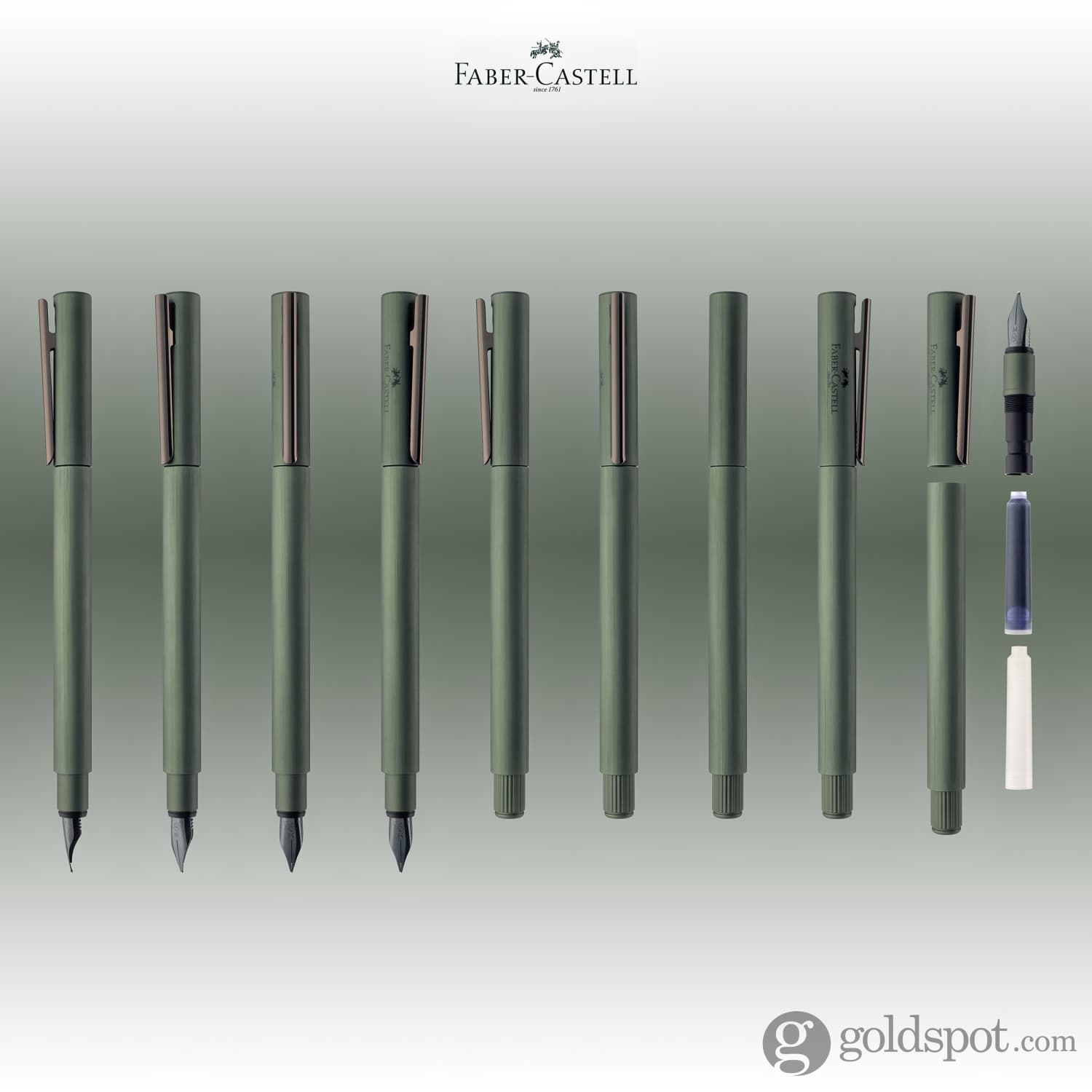 Faber-Castell Vulpen Neo Slim roestvrij staal Faber-Castell Vulpen Neo Slim roestvrij staal