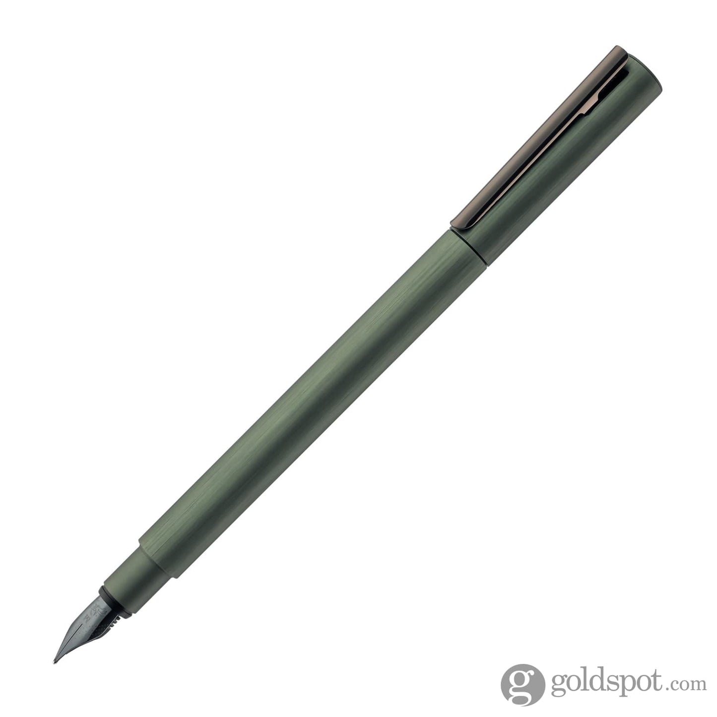 Faber-Castell Design Neo Slim Aluminum Fountain Pen in Olive Green Fountain Pen