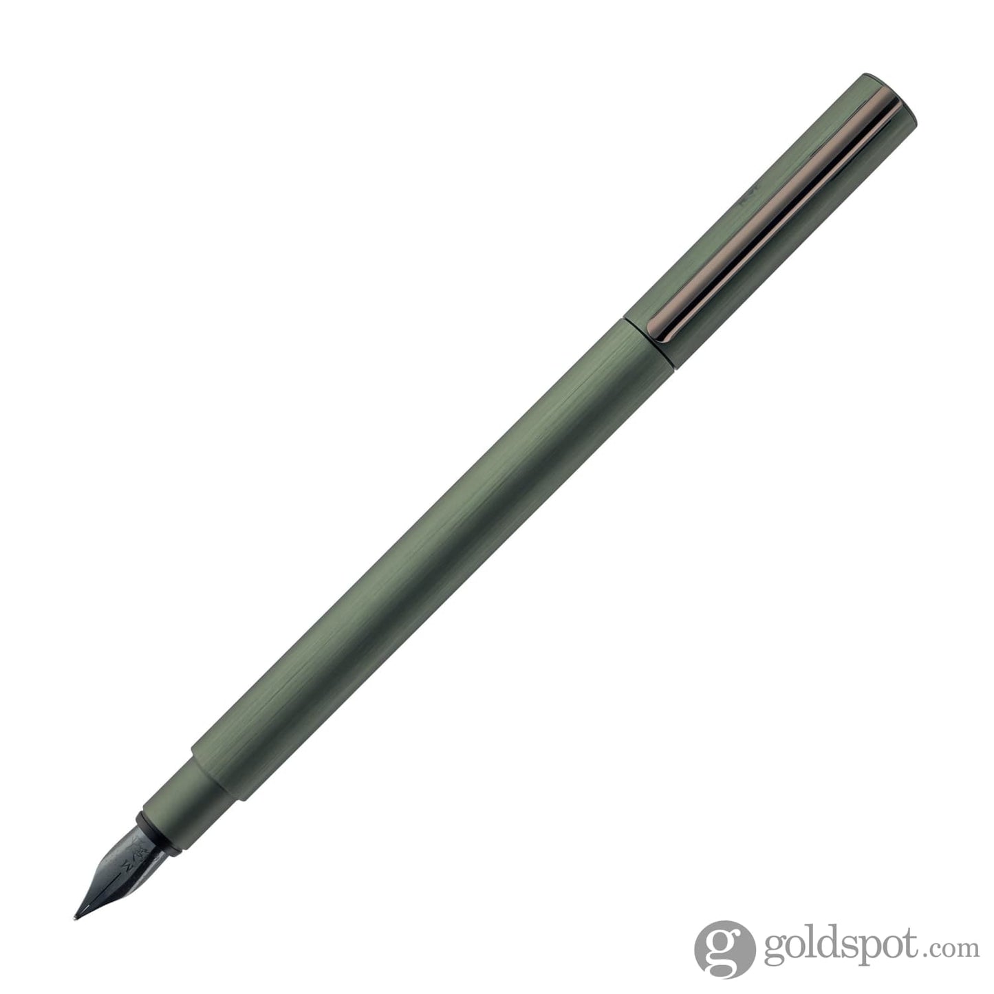 Faber-Castell Design Neo Slim Aluminum Fountain Pen in Olive Green Fountain Pen