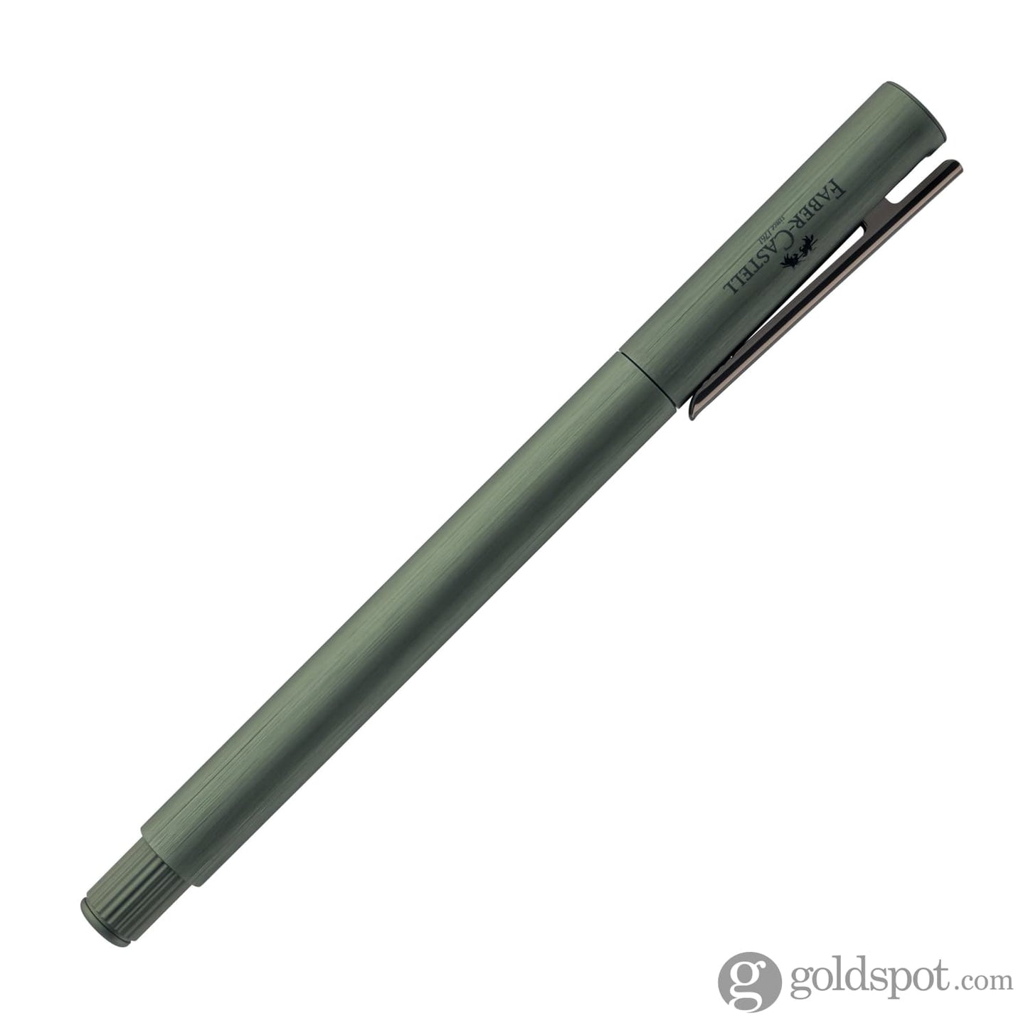 Faber-Castell Design Neo Slim Aluminum Fountain Pen in Olive Green Fountain Pen