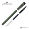 Faber-Castell Design Neo Slim Aluminum Fountain Pen in Olive Green Fountain Pen
