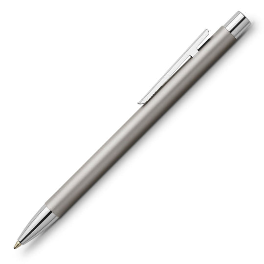 Faber-Castell Design Neo Slim Ballpoint Pen in Stainless Steel Matte