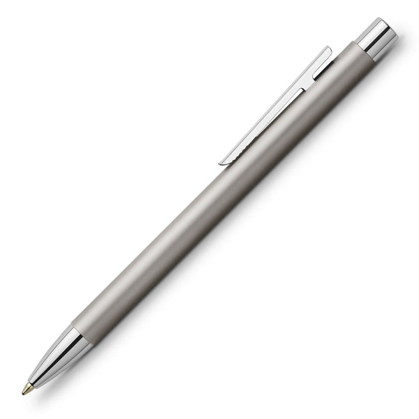 Faber-Castell Design Neo Slim Ballpoint Pen in Stainless Steel Matte Pen