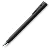 Faber-Castell Design Neo Slim Fountain Pen in Black Matte and Black Chrome Fountain Pen