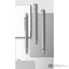 Faber-Castell Design Neo Slim Fountain Pen in Stainless Steel Polished Fountain Pen