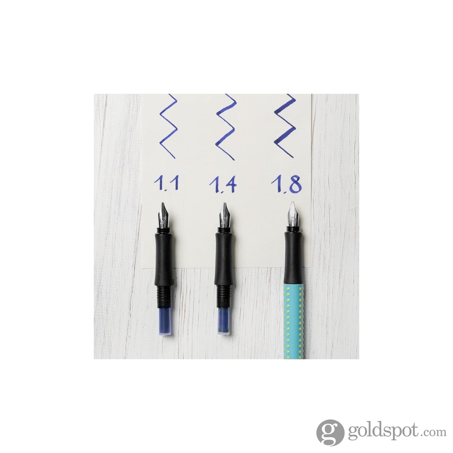 Faber Castell Grip 2011 Fountain Pen in Calligraphy Gift Set Fountain Pen