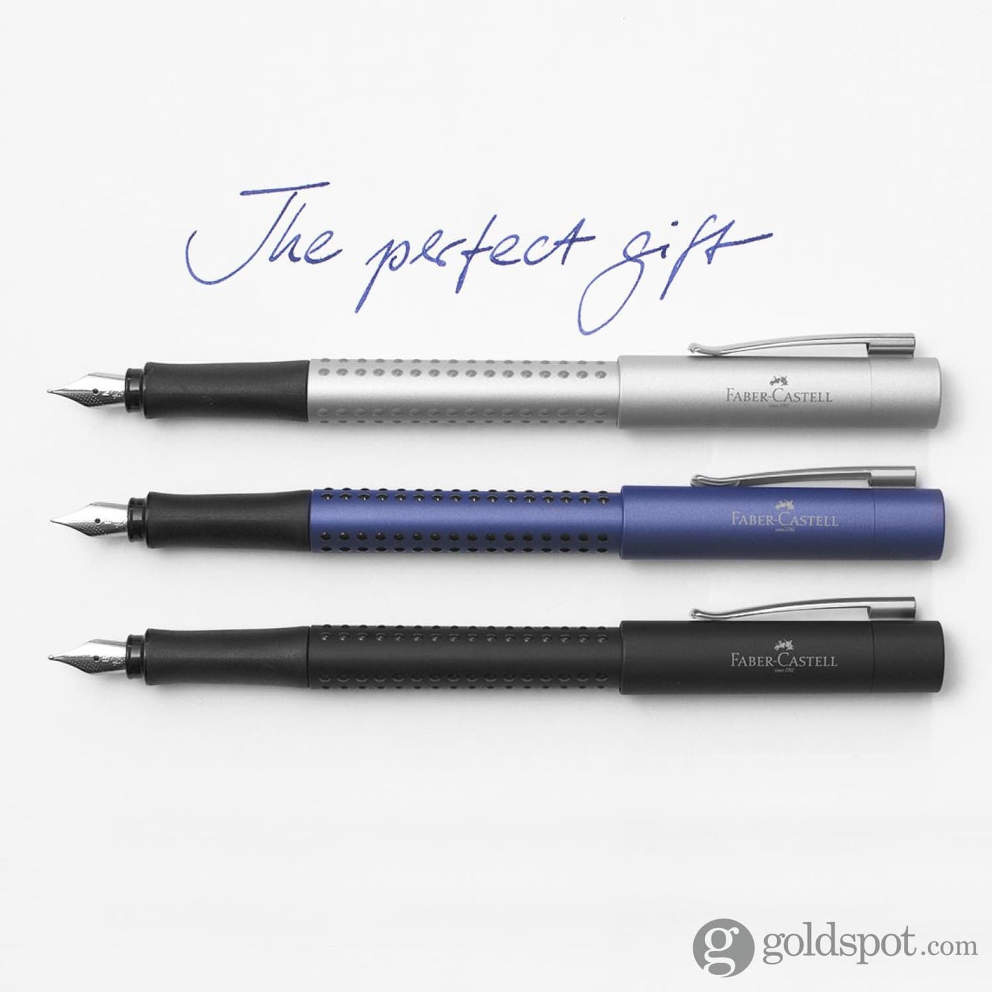 Faber-Castell Grip 2011 Fountain Pen in Silver Fountain Pen