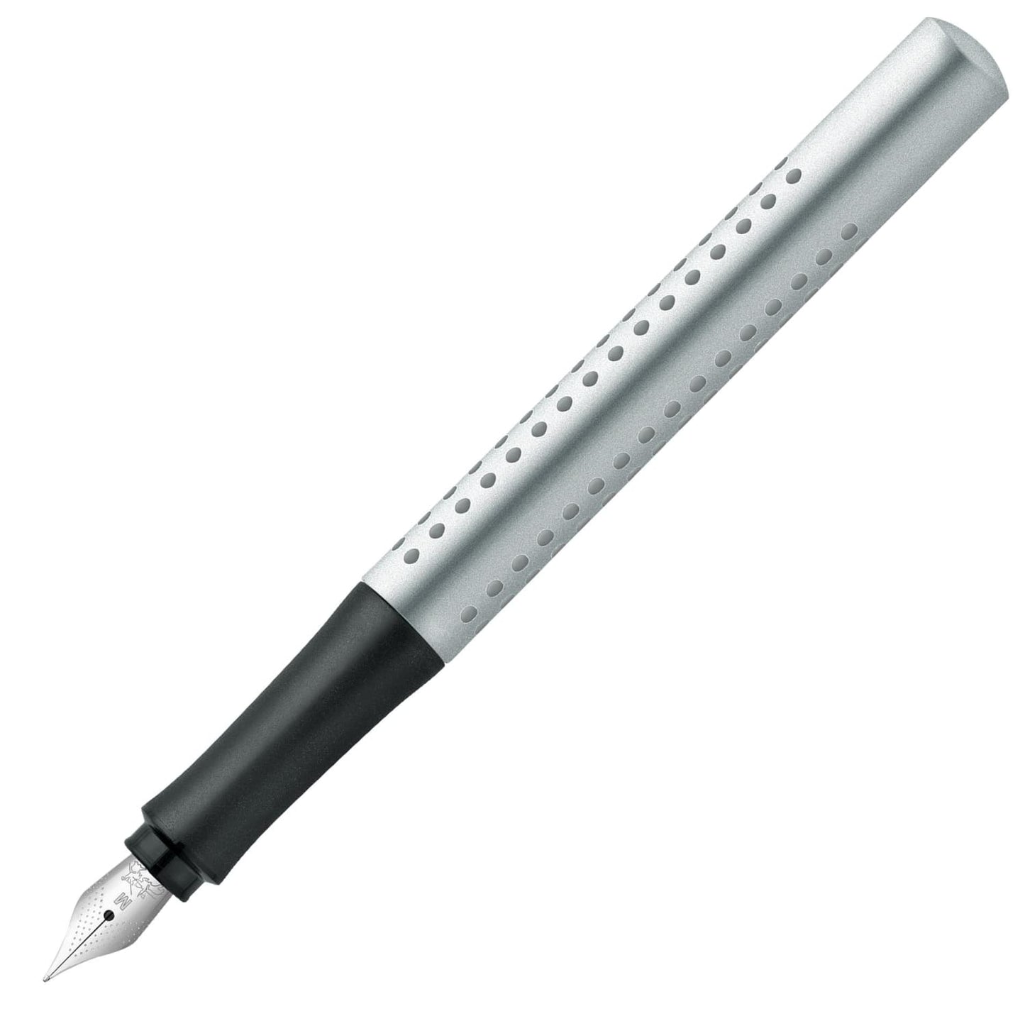 Faber-Castell Grip 2011 Fountain Pen in Silver Fountain Pen