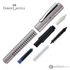Faber-Castell Grip Fountain Pen in Silver Glam Fountain Pen