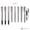 Faber-Castell Grip Fountain Pen in Silver Glam Fountain Pen