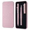 Faber-Castell Grip Harmony Fountain and Ballpoint Pen in Rose Shadows - Gift Tin Gift Set