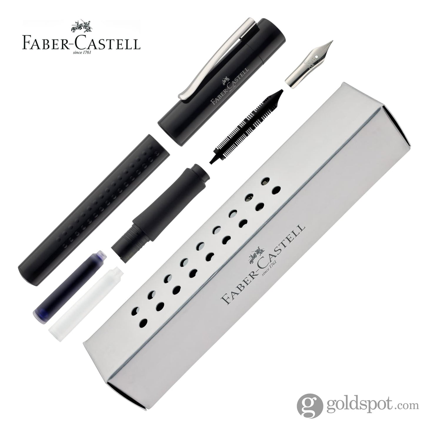 Faber-Castell Grip Harmony Fountain Pen in Black Fountain Pen