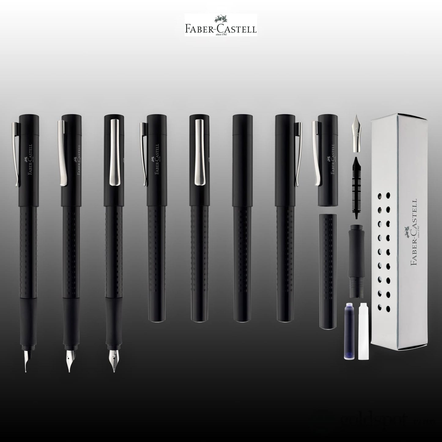Faber-Castell Grip Harmony Fountain Pen in Black Fountain Pen