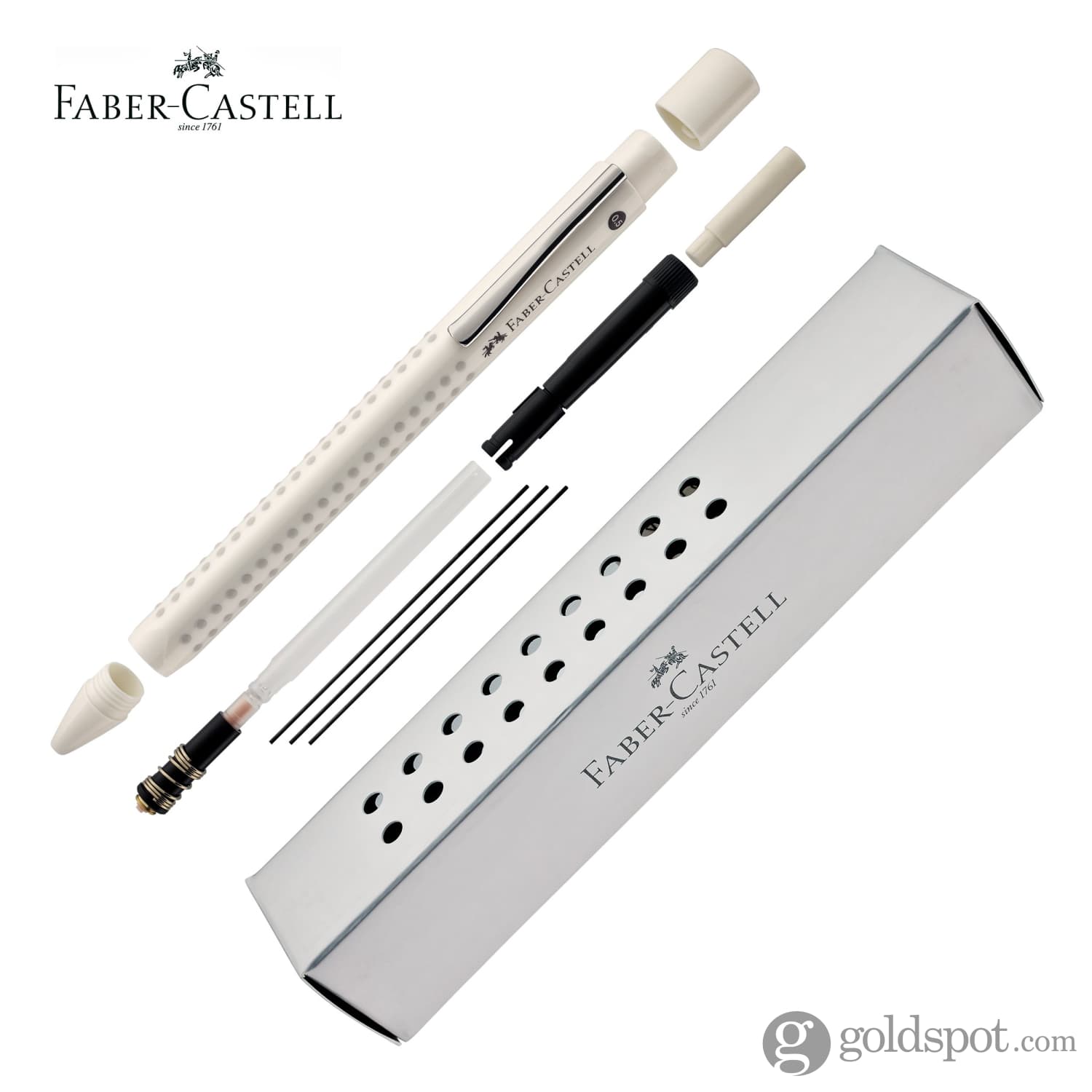 Faber-Castell Grip 2010 Harmony Fountain Pen, Coconut Milk Medium
