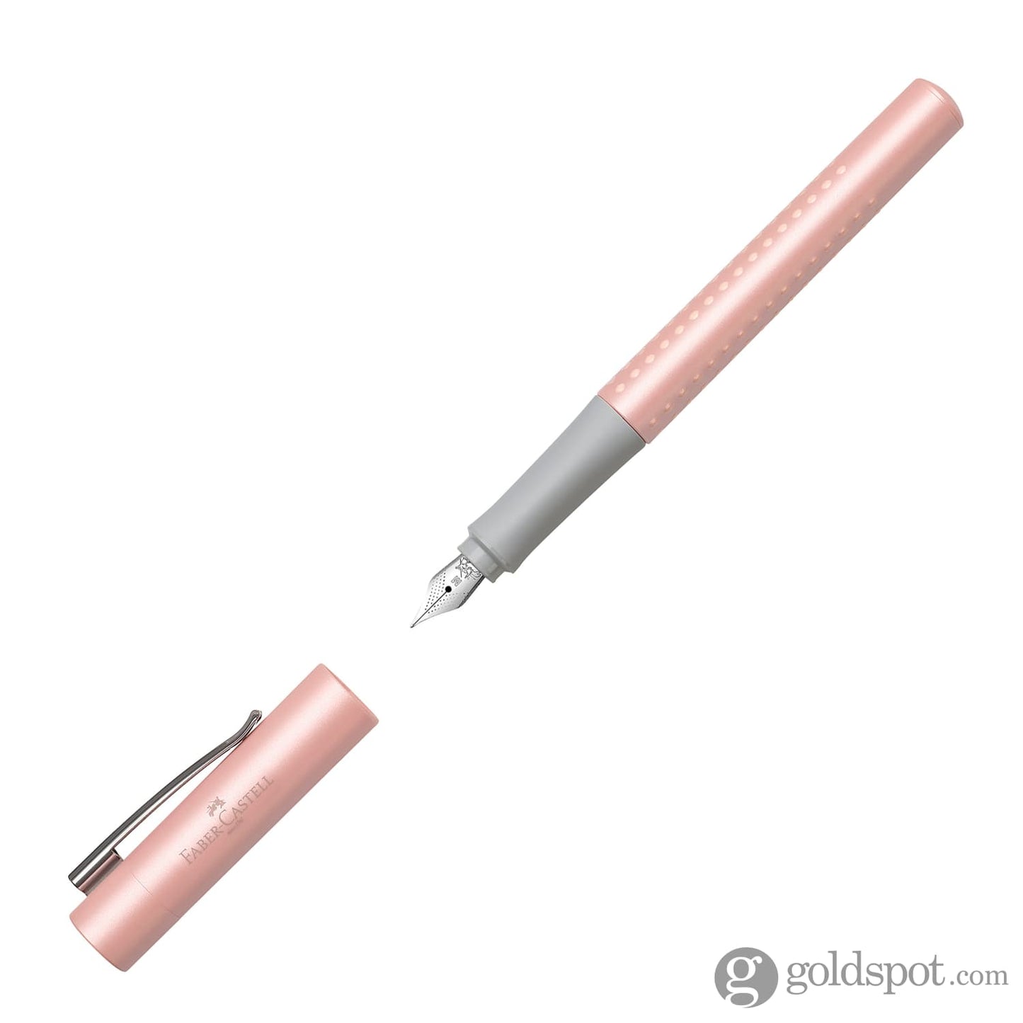 Faber Castell Grip Pearl Fountain Pen in Pearl Rose Fountain Pen