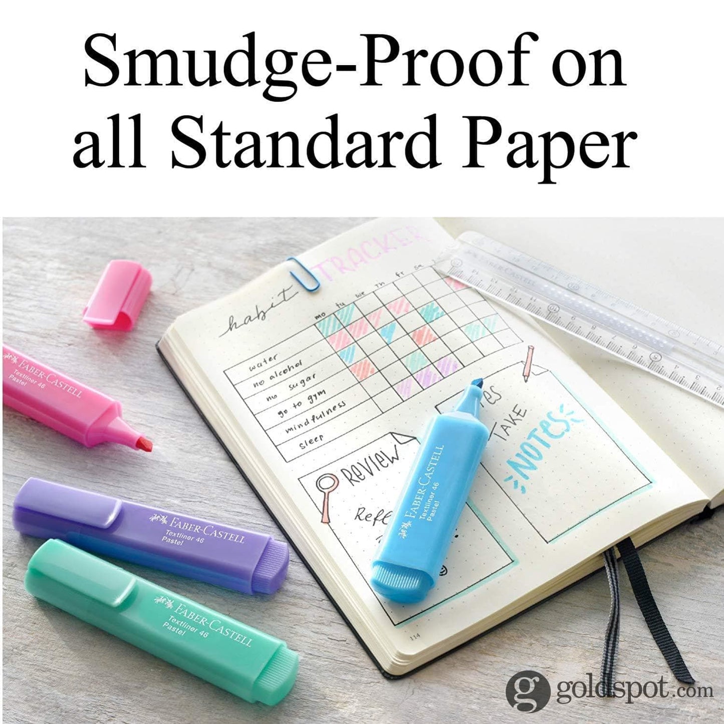 Faber Castell Pastel Textliner Marker Pen in Assorted Colors - Pack of 8 Marker