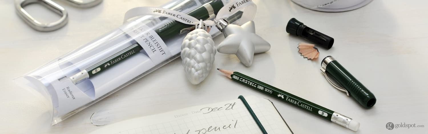 Faber-Castell Stylus Pencil Set - B Pencil with eraser + stylus cap -  Goldspot Pens