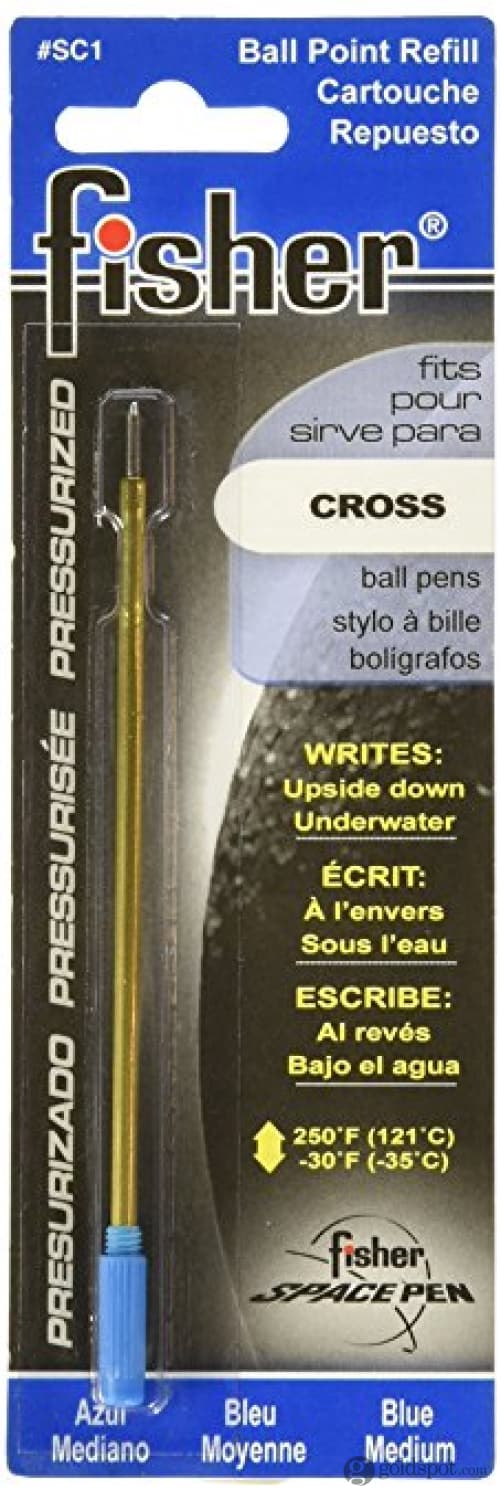 Fisher Space Ballpoint Pen Refill in Blue for Cross Ballpoint Pen Refill