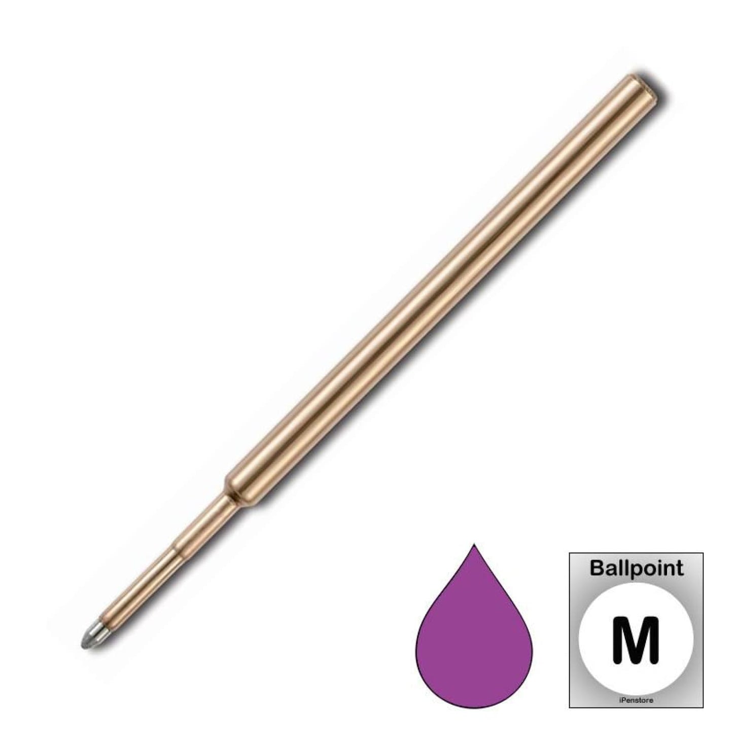 Fisher Space Ballpoint Pen Refill in Purple - Medium Point Ballpoint Pen Refill