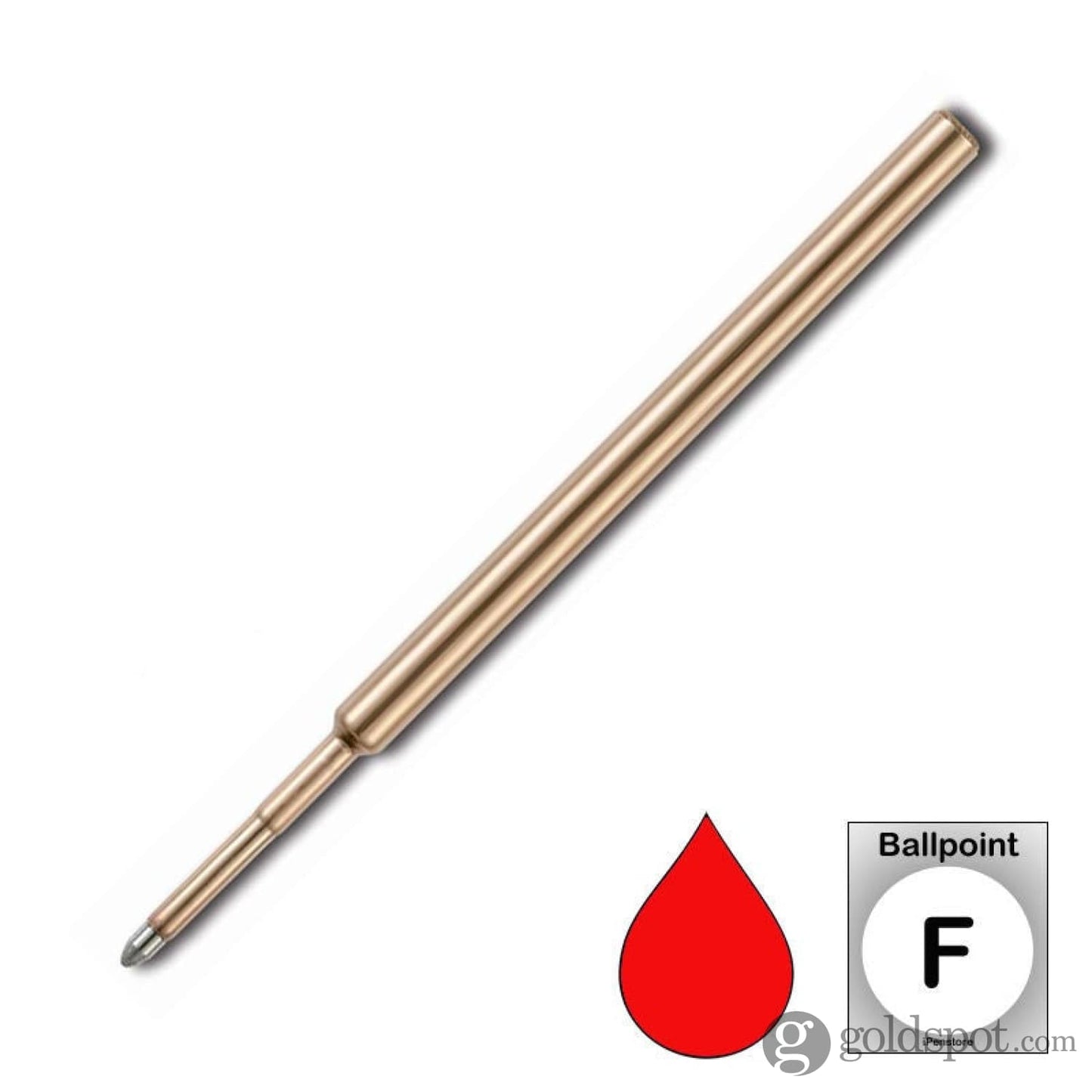 Fisher Space Ballpoint Pen Refill in Red Fine Ballpoint Pen Refill