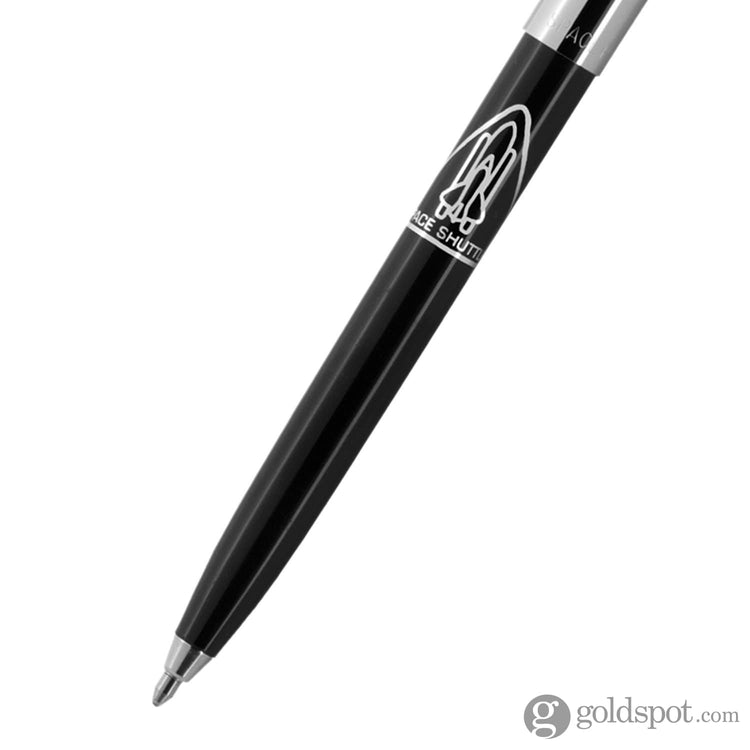 Fisher Space Cap-O-Matic Ballpoint Pen in Black with Shuttle Imprint Ballpoint Pen