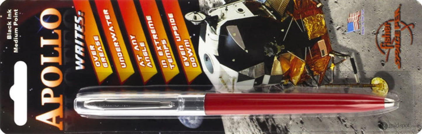 Fisher Space Cap-O-Matic Ballpoint Pen in Burgundy with Chrome Trim Ballpoint Pen