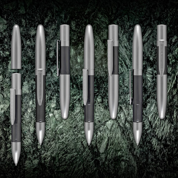 Fisher Space Infinium Ballpoint Pen in Black Titanium Nitride & Chrome Ballpoint Pens
