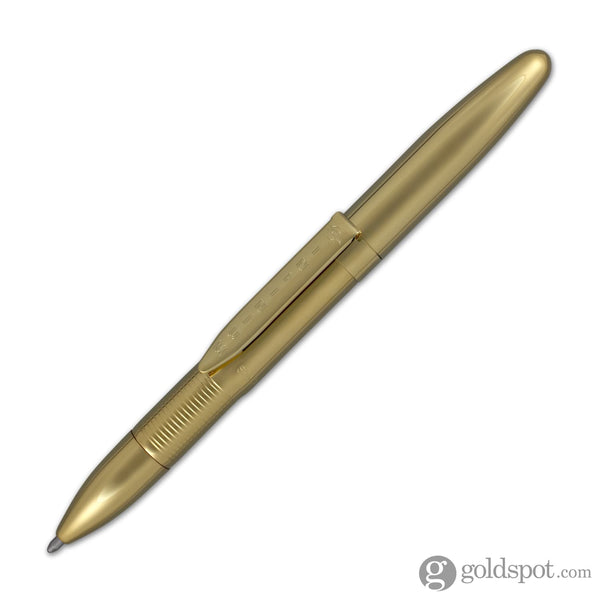 Fisher Space Infinium Ballpoint Pen in Gold Titanium Nitride Blue Ballpoint Pens
