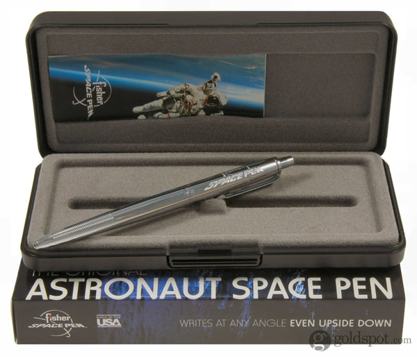 Fisher Space Pen Astronaut Ballpoint Pen in Chrome July 20 1969 Engraving Ballpoint Pen