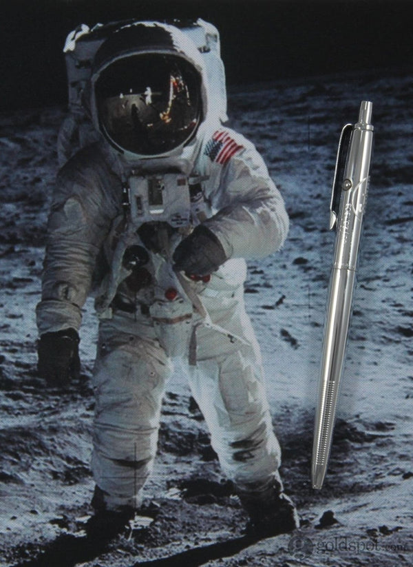 Fisher Space Pen Astronaut Ballpoint Pen in Chrome July 20 1969 Engraving Ballpoint Pen