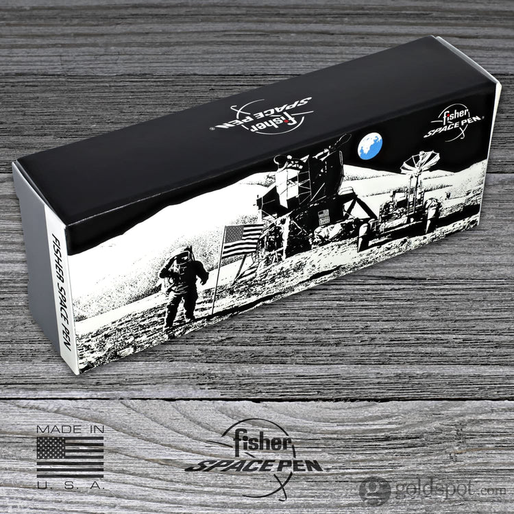 Fisher Space Pen Backpacker Ballpoint Pen in Black Anodized Aluminum with Key Chain Ballpoint Pen