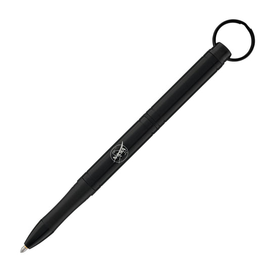 Fisher Space Pen Backpacker Ballpoint Pen in Black with NASA Meatball Logo