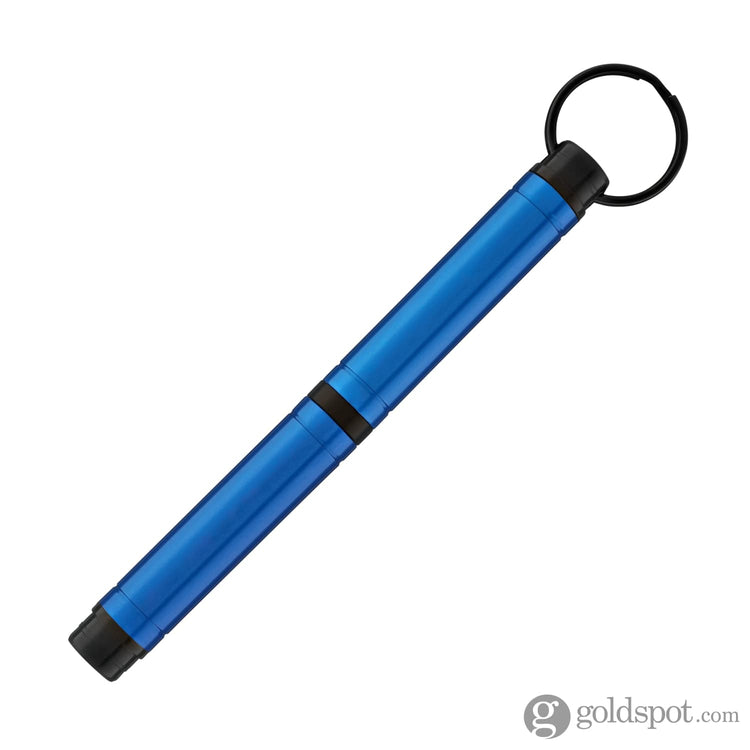 Fisher Space Pen Backpacker Ballpoint Pen in Blue Anodized Aluminum with Key Chain Ballpoint Pen