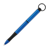 Fisher Space Pen Backpacker Ballpoint Pen in Blue Anodized Aluminum with Key Chain