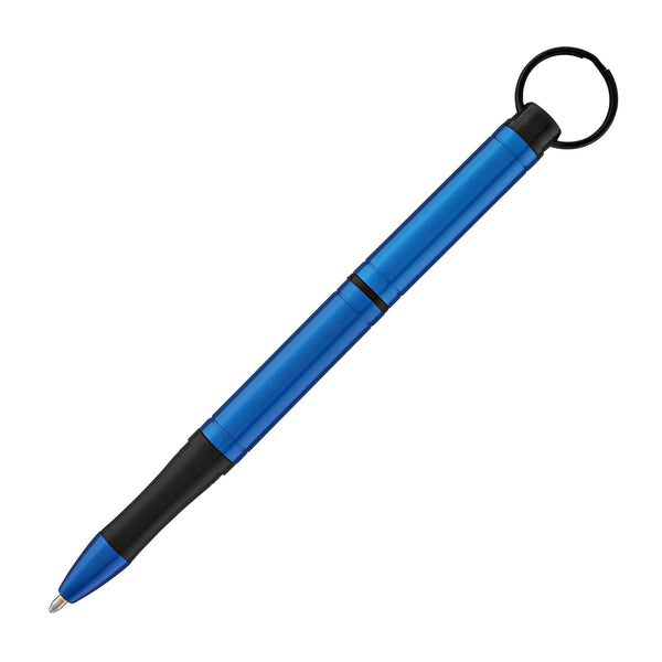Fisher Space Pen Backpacker Ballpoint Pen in Blue Anodized Aluminum with Key Chain Ballpoint Pen