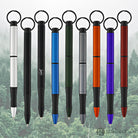 Fisher Space Pen Backpacker Ballpoint Pen in Clear Anodized Aluminum with Key Chain Ballpoint Pen