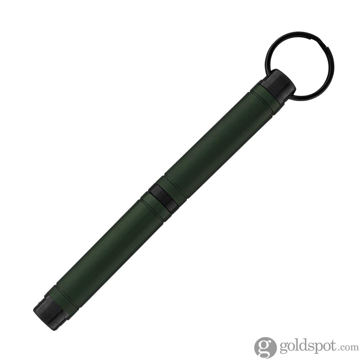 Fisher Space Pen Backpacker Ballpoint Pen in Green Anodized Aluminum with Key Chain Ballpoint Pen